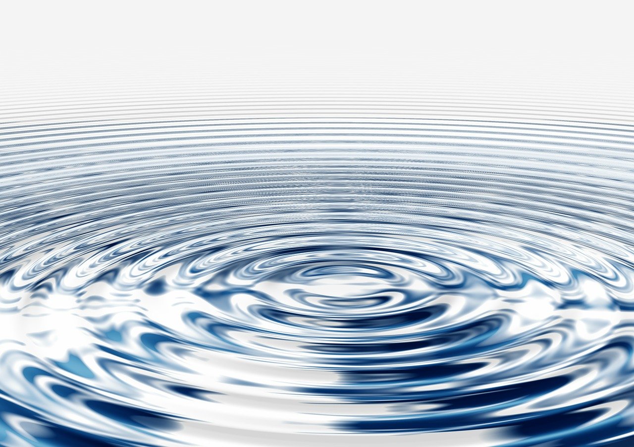 wave, concentric, waves circles